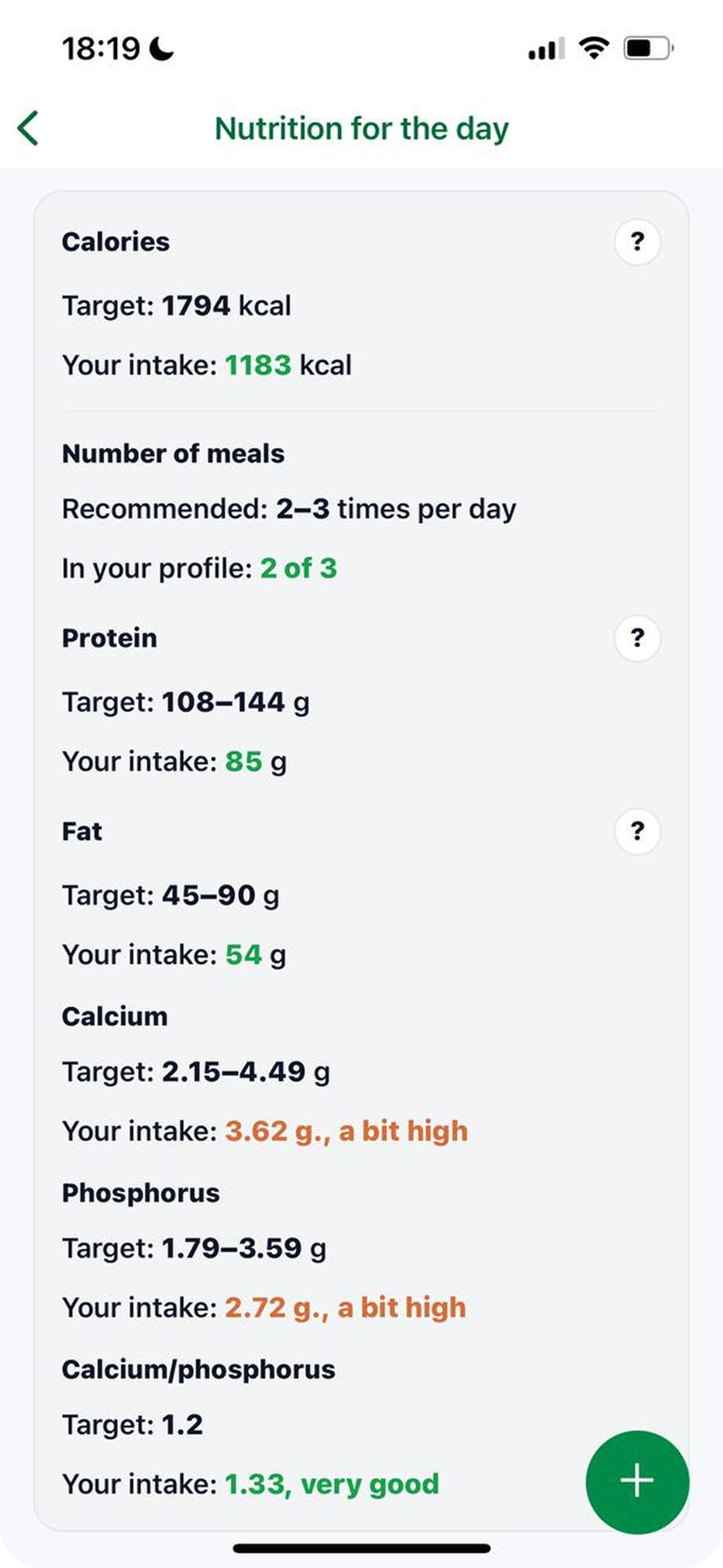 MyPetNutrition app screenshot